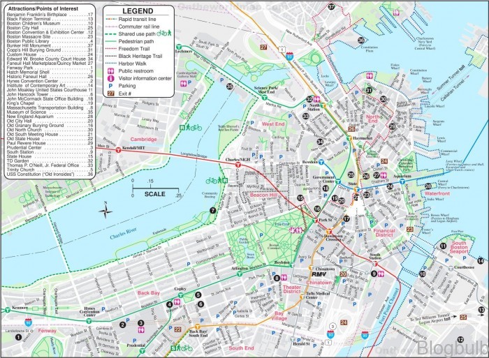 %name Map of Boston: Travel Guide For Tourists