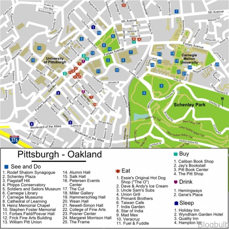%name Map of Pittsburgh   Pittsburgh: The Travel Guide For Pittsburgh