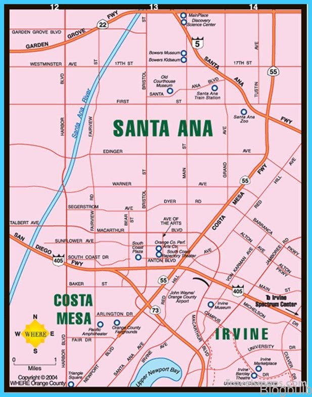 %name The Santa Ana Map: A Travel Guide For The Perfect Day In Downtown Santa Ana