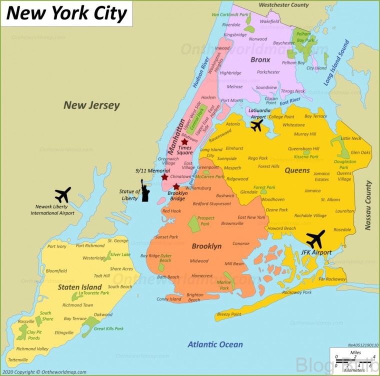 %name New York City, NY   Map and Travel Guide