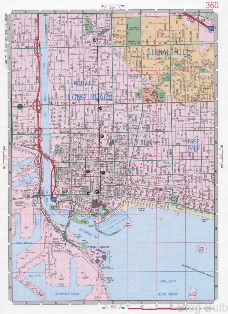 %name Map of Long Beach | Tourist Map of Long Beach – A Guide For Travelers