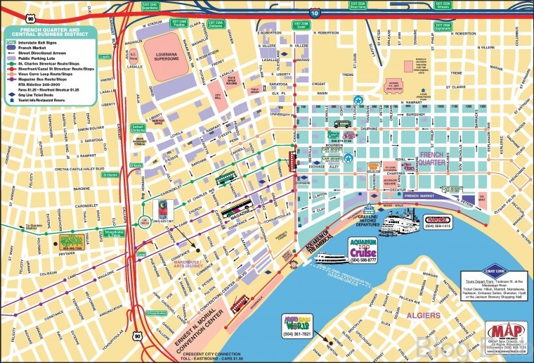 %name How to Navigate New Orleans: A Travel Guide of Maps