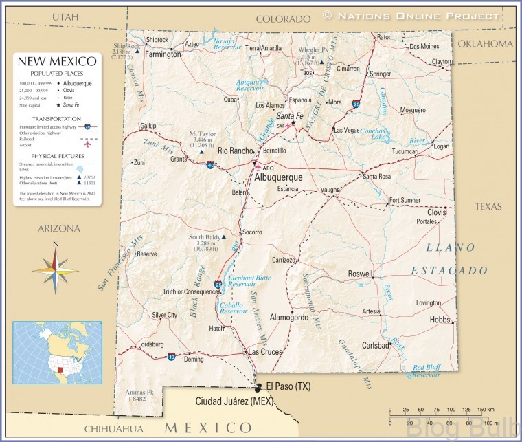 %name Map Of Albuquerque: Travel Guide For The Most Livable City In America