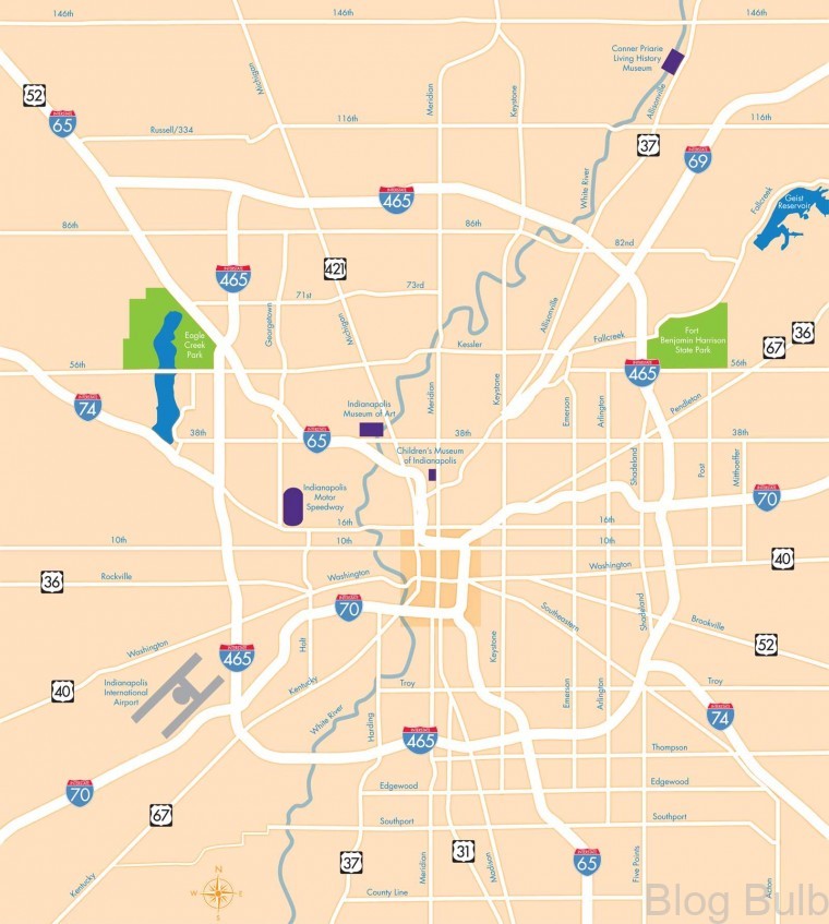 %name Map of Indianapolis: Travel Guide