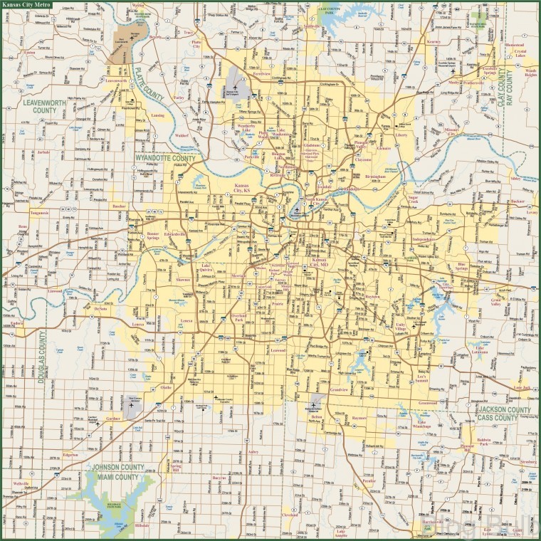 %name Map of Kansas City: A Guide To A Host Of Local Interests