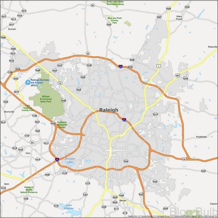 %name Map Of Raleigh   Travel Guide For Raleigh NC
