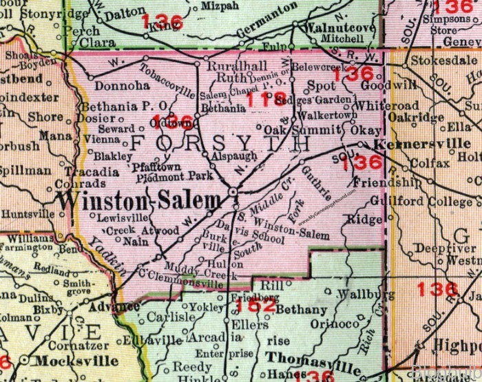%name A Map of Winston Salem: The City of the Arts