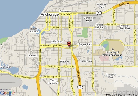 %name Map of Anchorage: Travel Guide for Anchorage