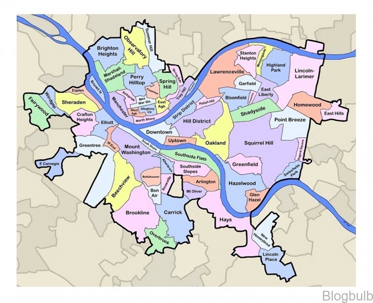 %name Map of Pittsburgh   Pittsburgh: The Travel Guide For Pittsburgh