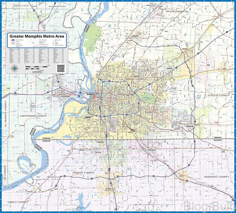 %name Map of Memphis   Guide To Memphis: Travel Guide For The City Of Memphis