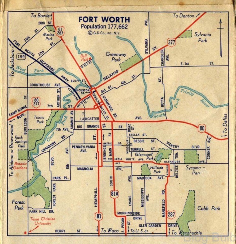 %name Map of Fort Worth   Travel Guide for Fort Worth