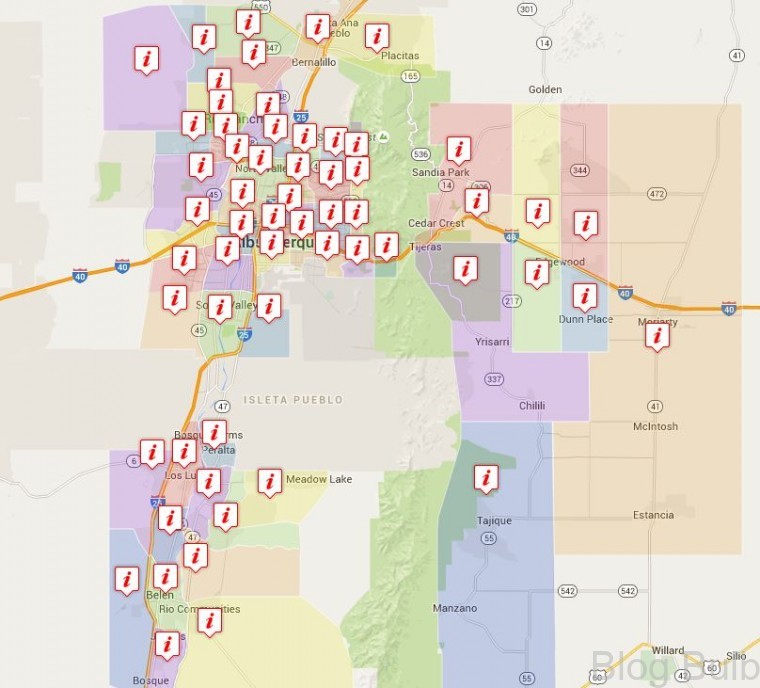 %name Map Of Albuquerque: Travel Guide For The Most Livable City In America