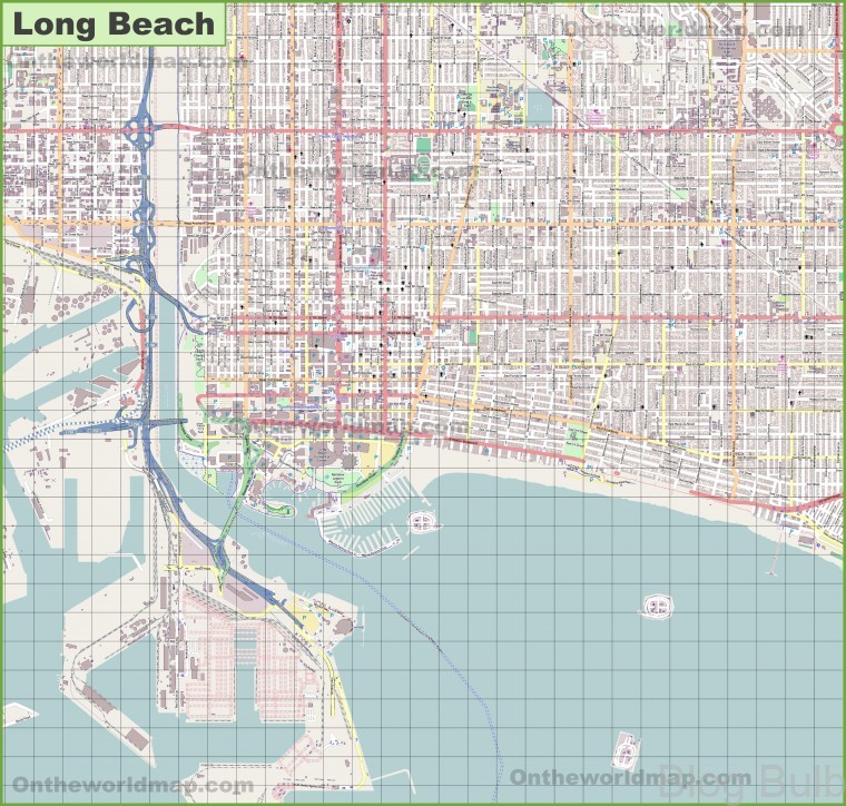 %name Map of Long Beach | Tourist Map of Long Beach – A Guide For Travelers