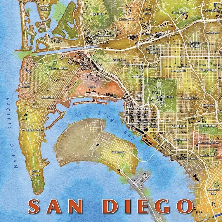 %name Map Of San Diego   The Ultimate Guide To Exploring This Lovable City