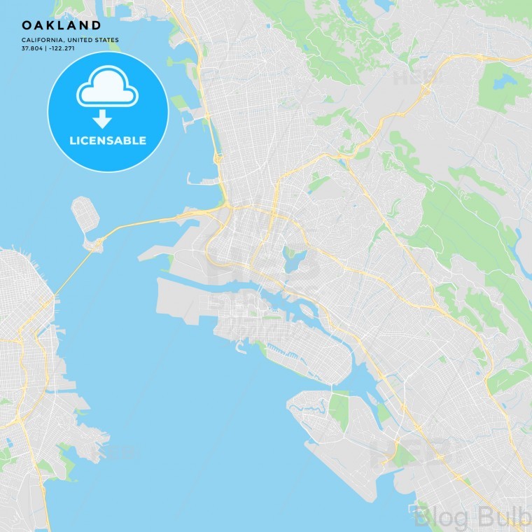 %name Maps of Oakland: The Ultimate Guide To Local Maps, Walks and Things to Do in Oakland