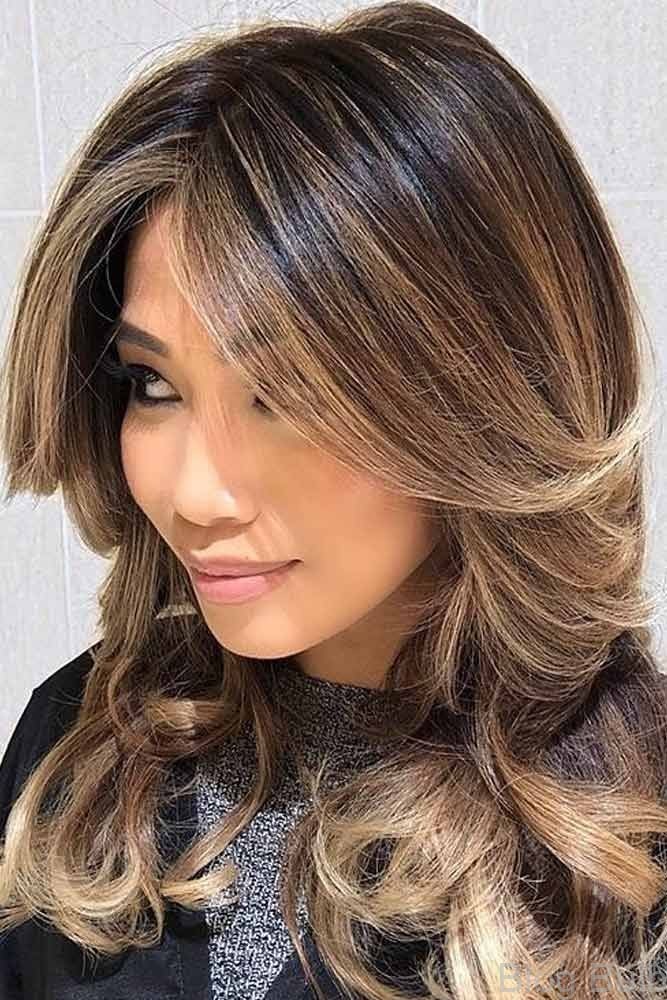 %name Winter Hair Colors Fall Hair Colors Feathered Bangs